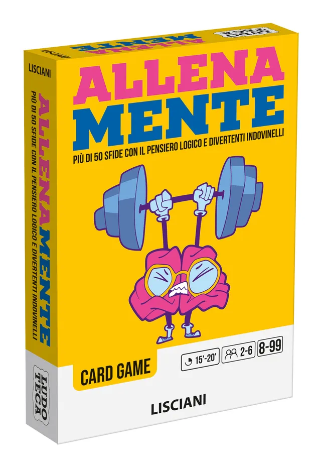 lisciani-ludoteca-allena-mente-jeu-de-cartes-50-nigmes-et-devinettes image 1