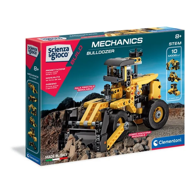 clementoni-science-jeu-build-bulldozer-construction-200-pi-ces image 1