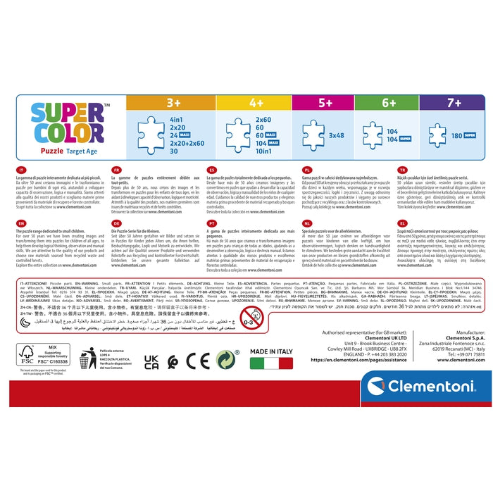 clementoni-funny-dinos-puzzle-20-pi-ces-x2 image 5