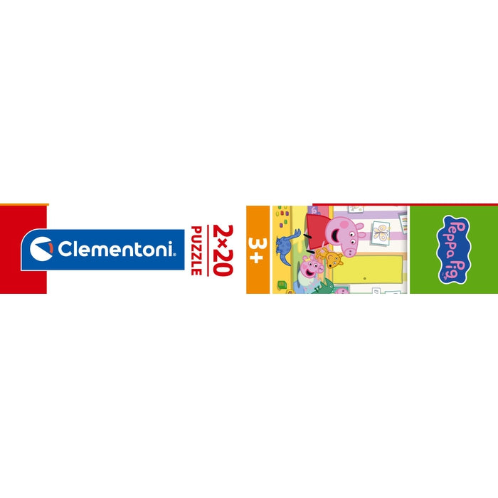 clementoni-peppa-pig-2-puzzles-20-pi-ces image 8
