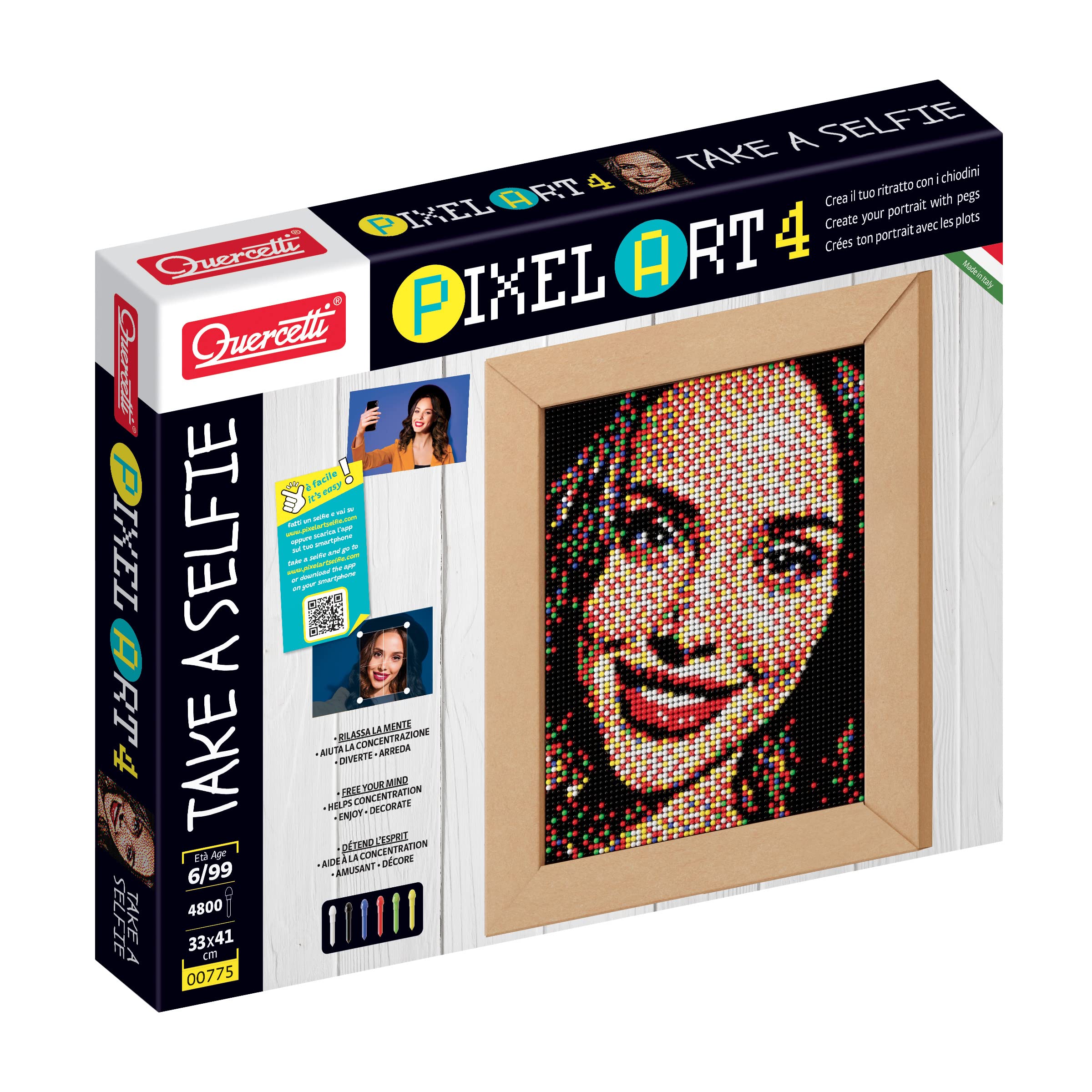 quercetti-pixel-art-take-a-selfie-0775-kit-mosa-que-photo-personnalis-e image 1