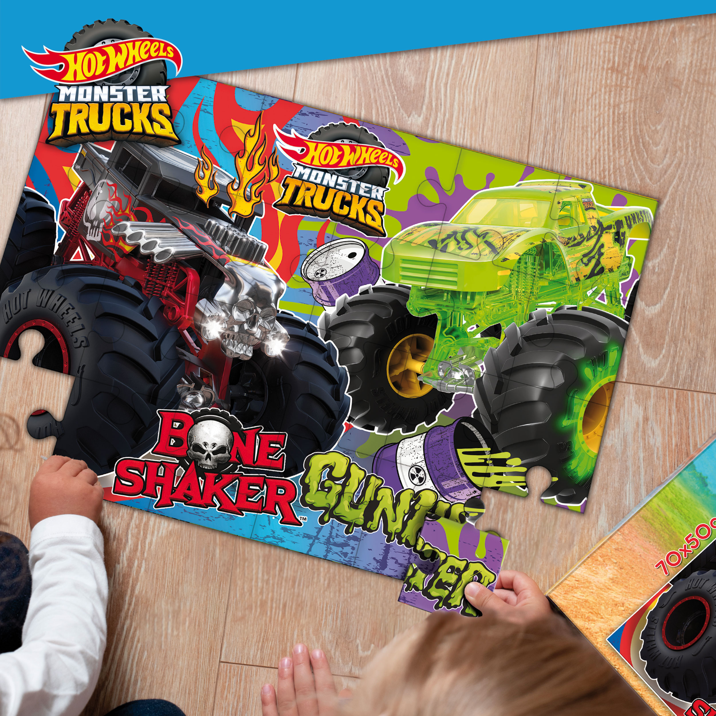 lisciani-hot-wheels-puzzle-maxifloor-24-monster-truck image 4