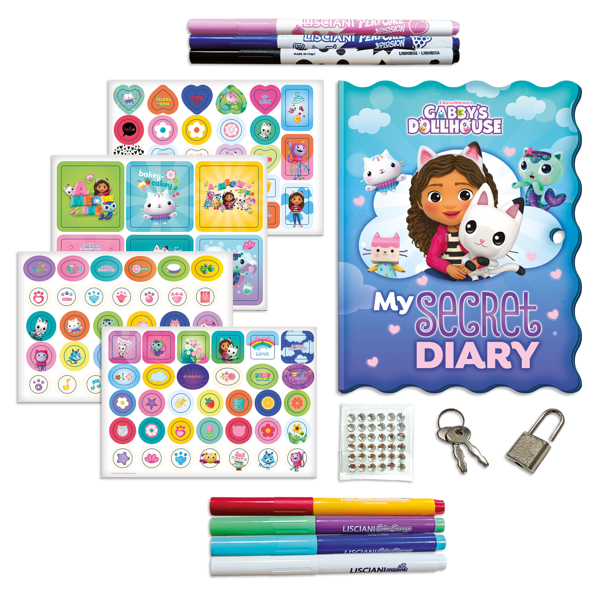 lisciani-gabby-s-dollhouse-my-secret-diary-journal-intime-cadenas image 3