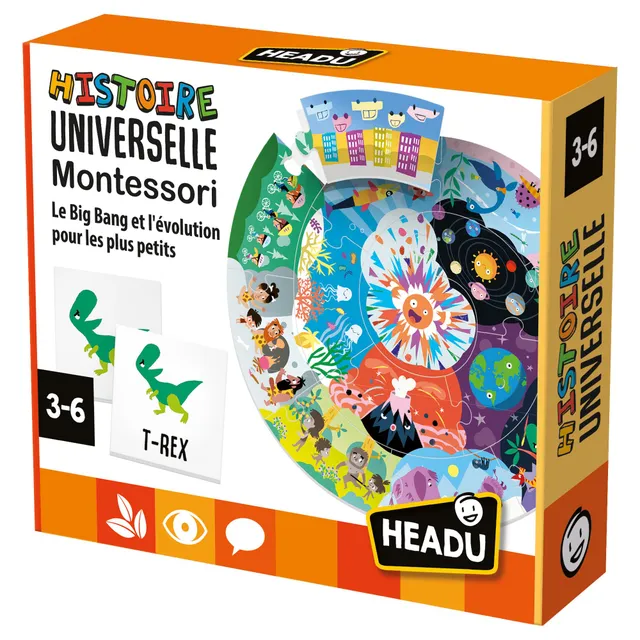 headu-histoire-universelle-montessori-puzzle-circulaire-m-mory-2-6-ans image 1