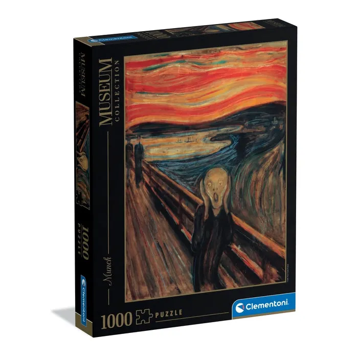 clementoni-puzzle-munch-the-scream-1000-pi-ces-70-x-50-cm-collection-art image 1