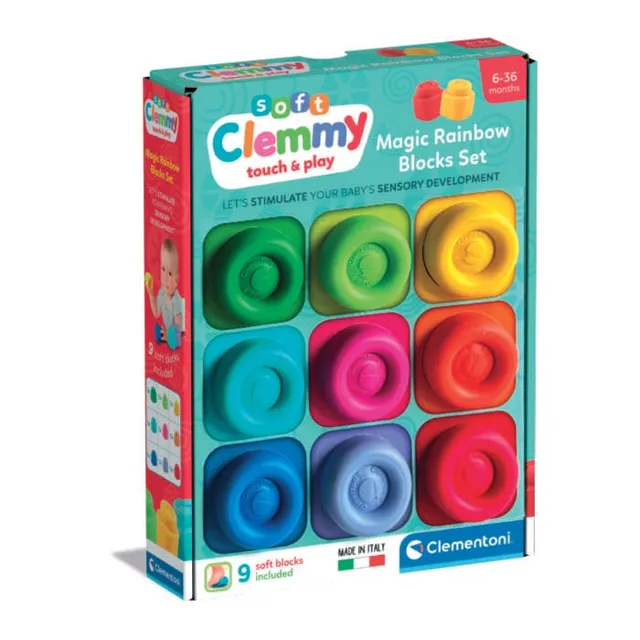 clementoni-clemmy-9-soft-blocks-cubes-souples-b-b image 1
