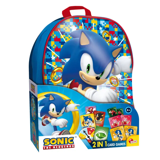lisciani-sonic-2-en-1-jeux-de-cartes-en-sac-dos image 1