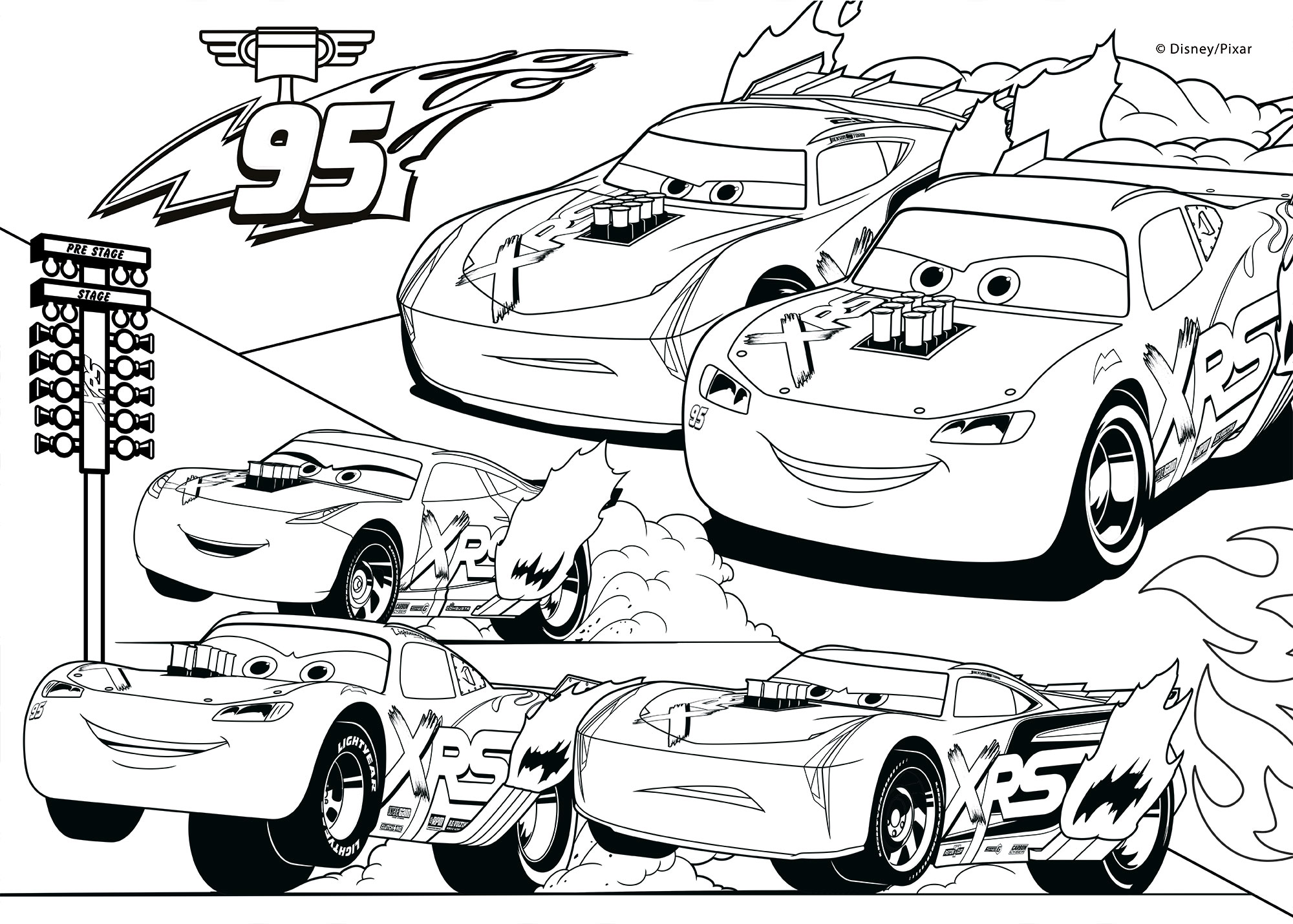 lisciani-disney-puzzle-df-maxifloor-2-x-24-cars image 4