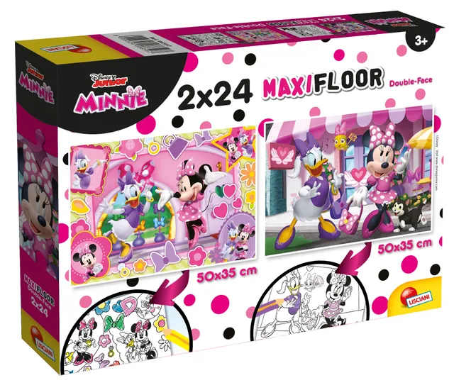 lisciani-disney-puzzle-df-maxifloor-2-x-24-minnie image 1
