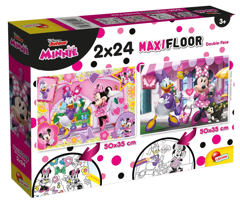 lisciani-disney-puzzle-df-maxifloor-2-x-24-minnie image 1
