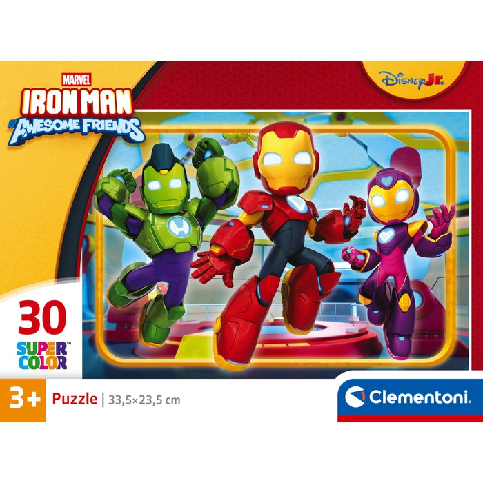 clementoni-iron-man-and-his-awesome-friends-puzzle-30-pi-ces-enfant image 4