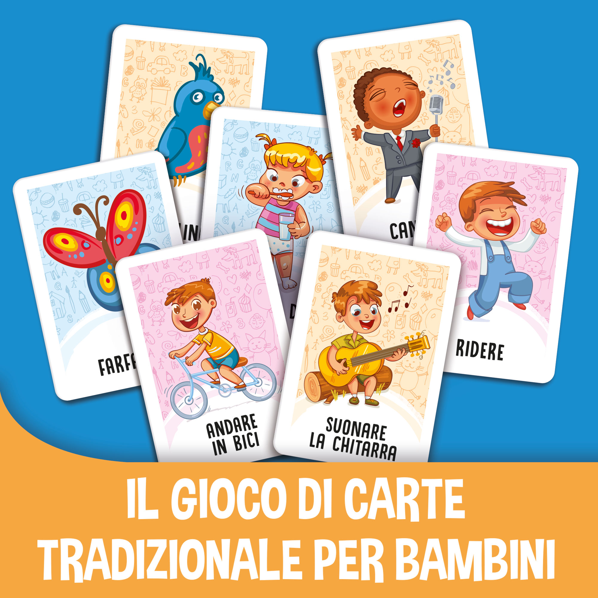 lisciani-ludoteca-le-carte-dei-bambini-il-gioco-dei-mimi-jeu-de-cartes-mimes-enf image 3