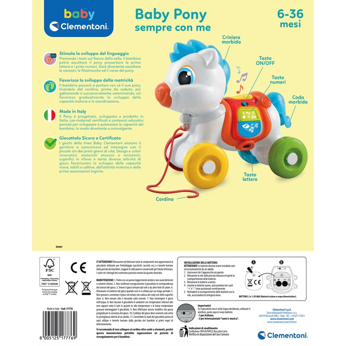 baby-clementoni-baby-pony-sempre-con-me-pony-interactif-tirer image 5