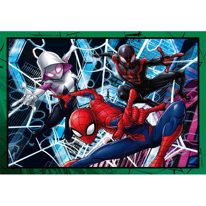 clementoni-spider-man-puzzle-enfant-4-en-1-12-16-20-24-pi-ces image 5