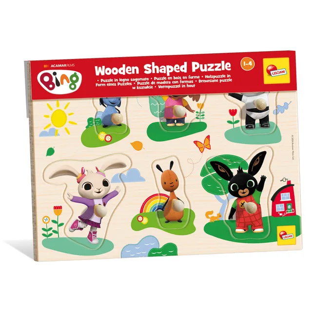 lisciani-bing-puzzle-bois-formes-maxi-x6 image 1