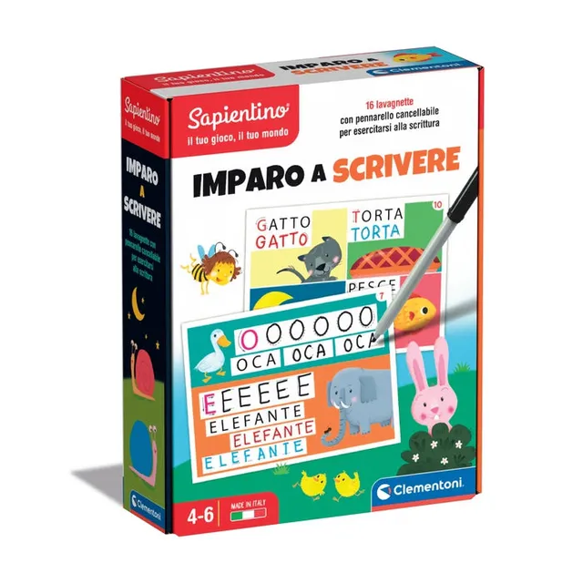 clementoni-sapientino-imparo-a-scrivere-jeu-ducatif-criture-4-6-ans image 1