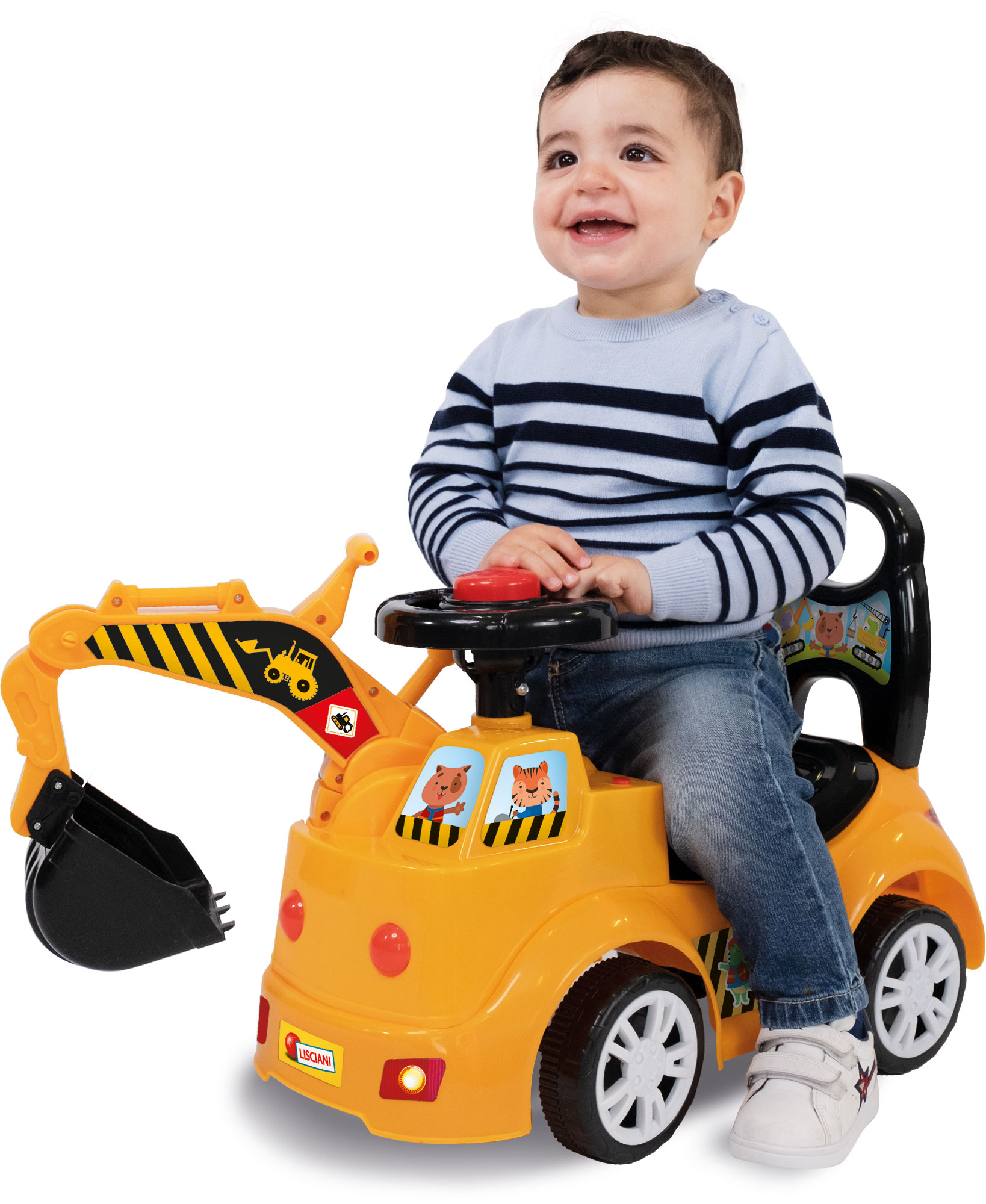 lisciani-carotina-baby-bulldozer-porteur-sonore image 3