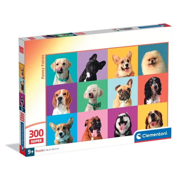 clementoni-kids-funny-faces-puzzle-enfants-300-pi-ces-animaux image 1