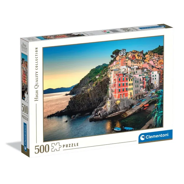 clementoni-puzzle-riomaggiore-coast-500-pi-ces-49x36-cm image 1