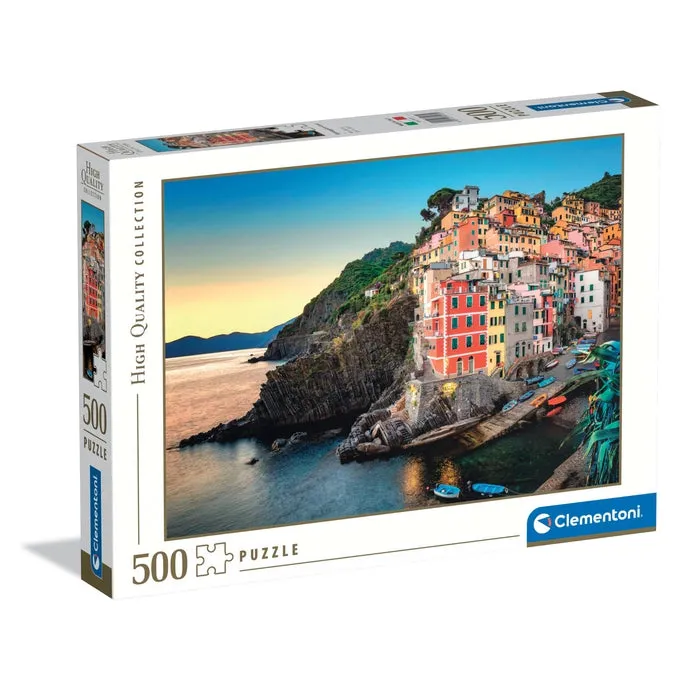 clementoni-puzzle-riomaggiore-coast-500-pi-ces-49x36-cm image 1