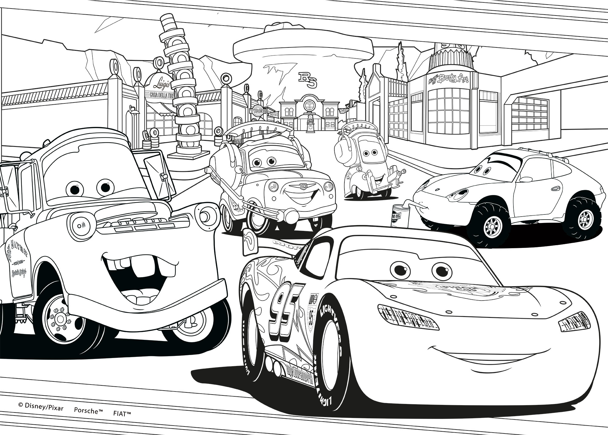 lisciani-disney-puzzle-df-maxifloor-2-x-24-cars image 5