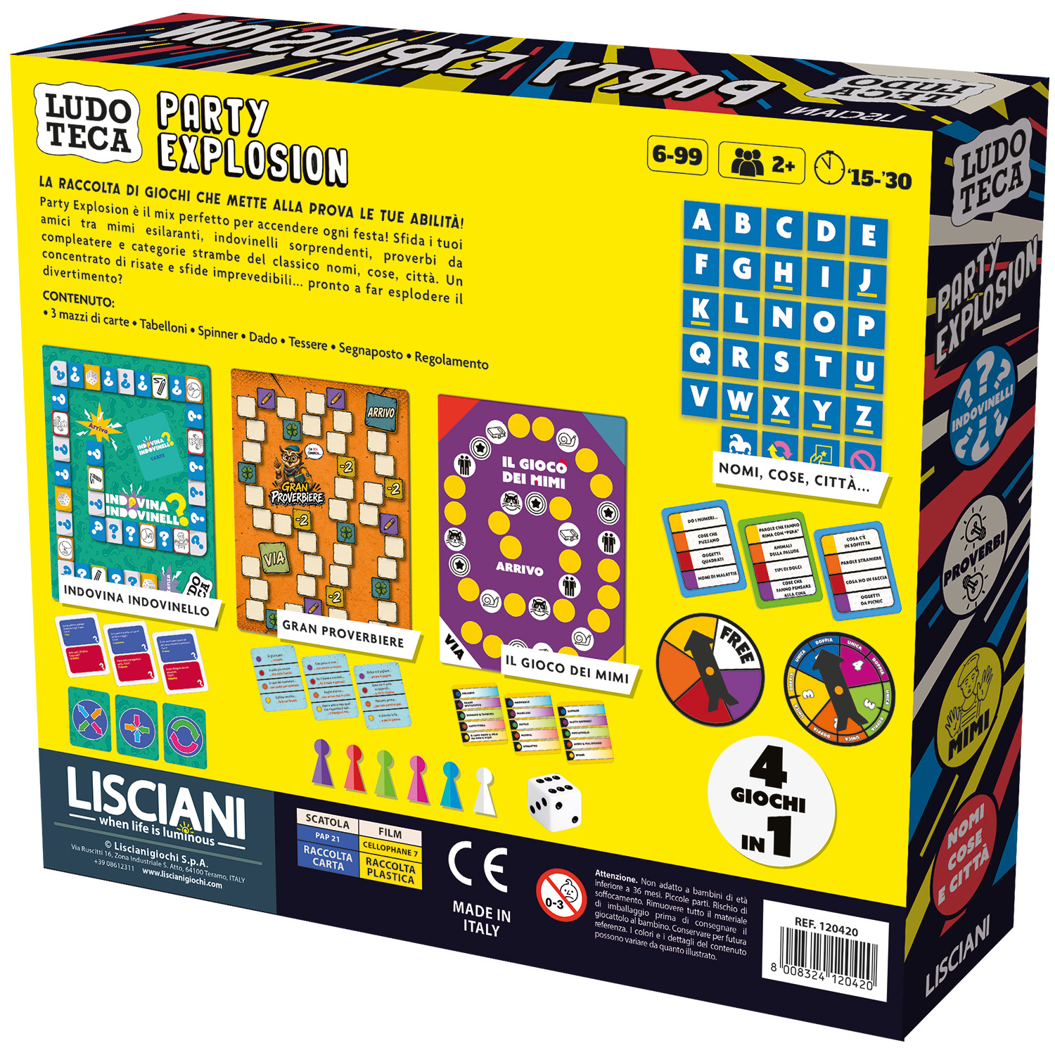 lisciani-ludoteca-party-explosion-grand-jeu-de-f-te-mimes-et-d-fis image 7