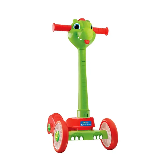 clementoni-baby-dragon-push-scooter-trottinette-3-roues image 1