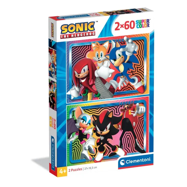 clementoni-sonic-puzzle-enfant-60-pi-ces-27-x-19-cm image 1