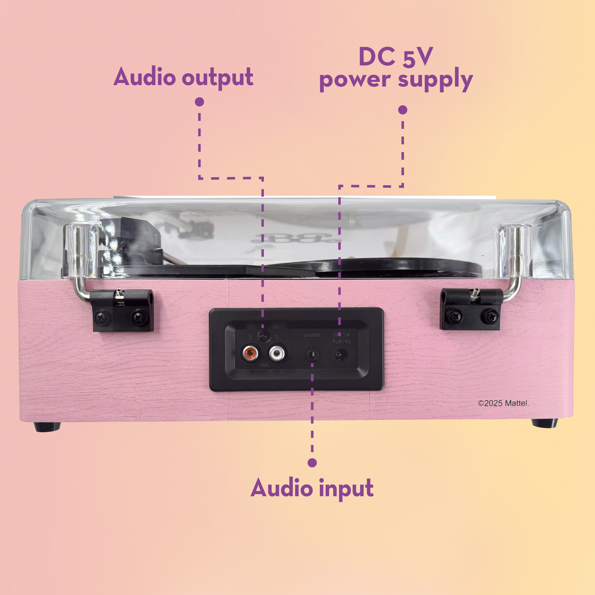 lisciani-barbie-vinyl-player-tourne-disque-vinyle image 3