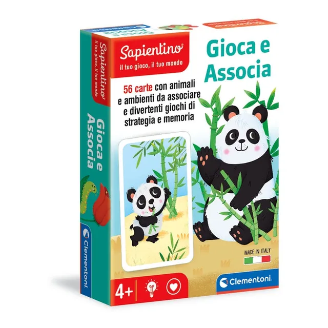 clementoni-sapientino-gioca-e-associa-animali-jeu-de-cartes-ducatif-56-cartes image 1