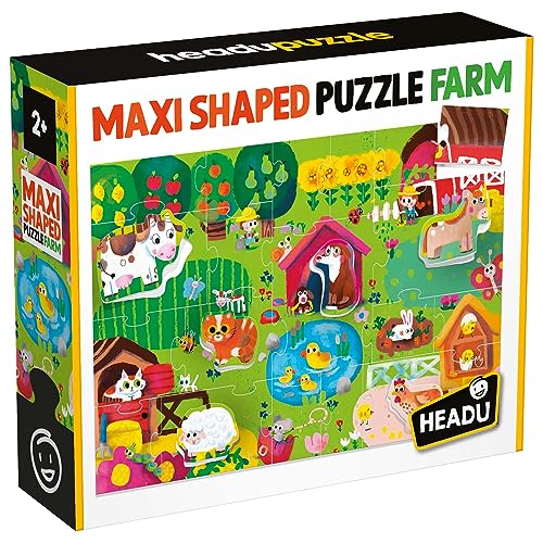 headu-maxi-shaped-puzzle-farm-puzzle-ferme-19-pi-ces image 3
