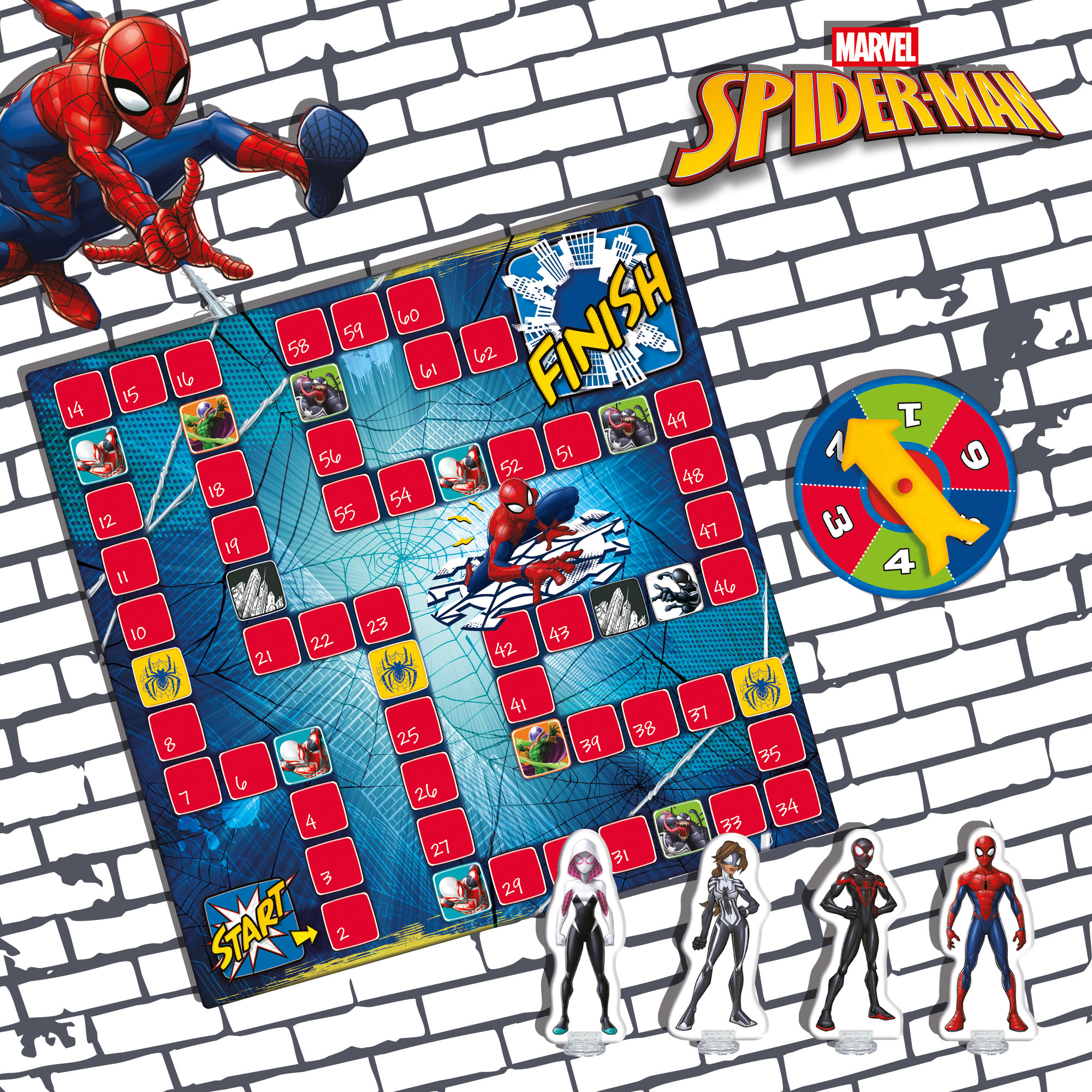 lisciani-spider-man-super-game-jeu-de-l-oie image 3