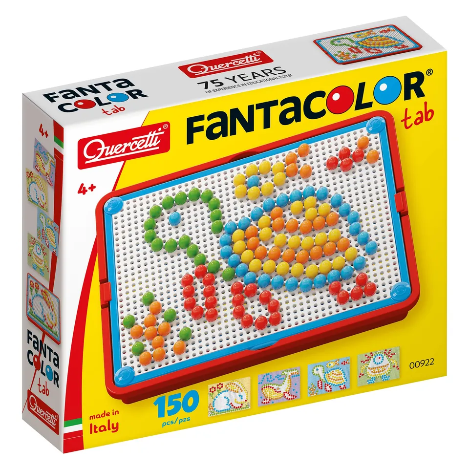 quercetti-fantacolor-portable-00922-mosa-que-150-pions-4-ans image 1