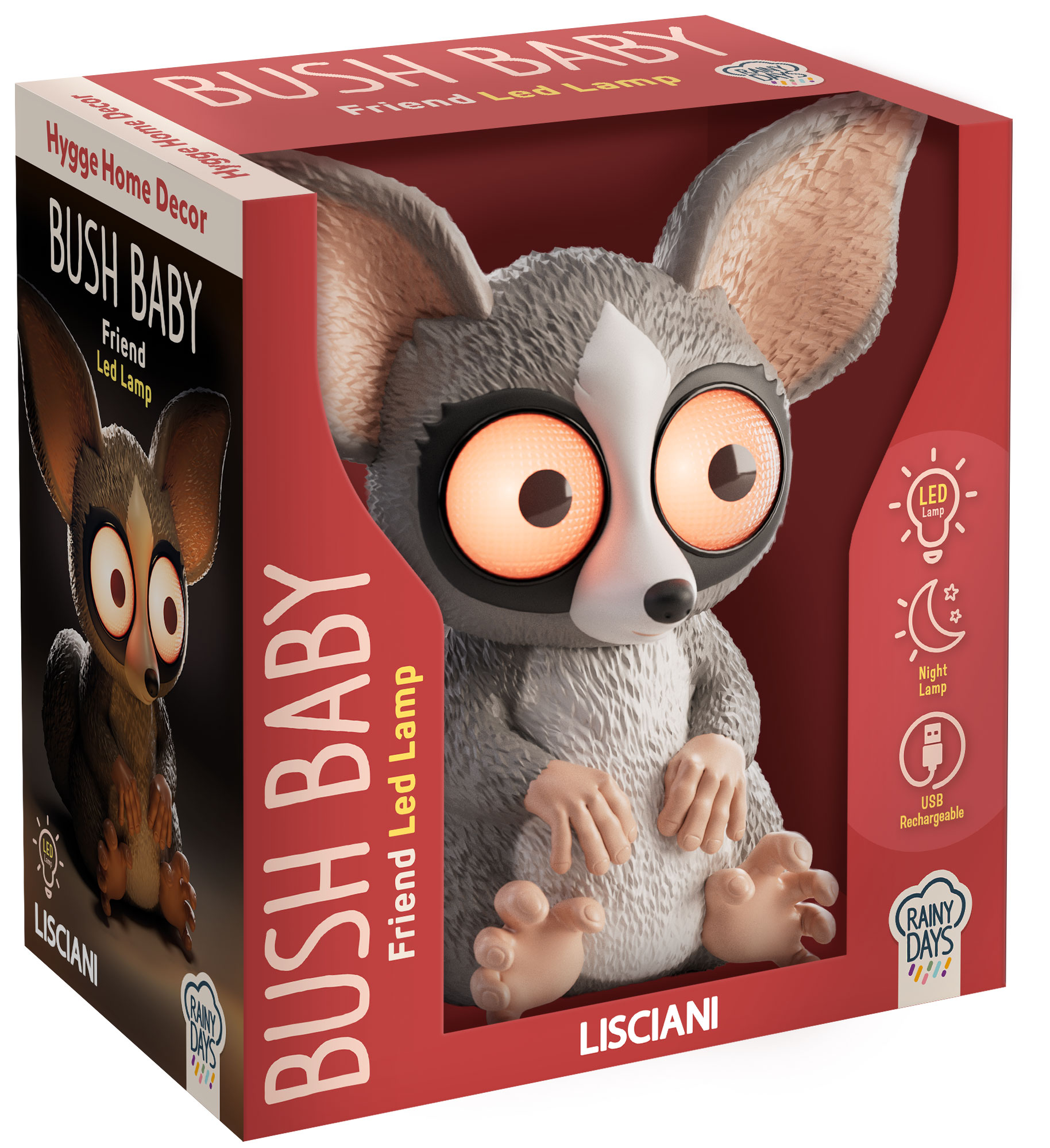 lisciani-rainy-days-bush-baby-veilleuse-led image 2