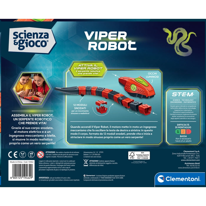 clementoni-science-jeu-robotics-viper-robot-serpent-led image 6