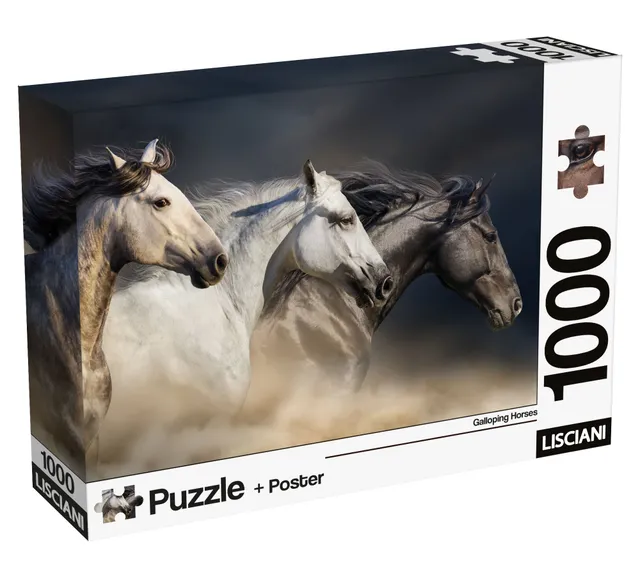 lisciani-puzzle-poster-horses-1000-pi-ces image 1