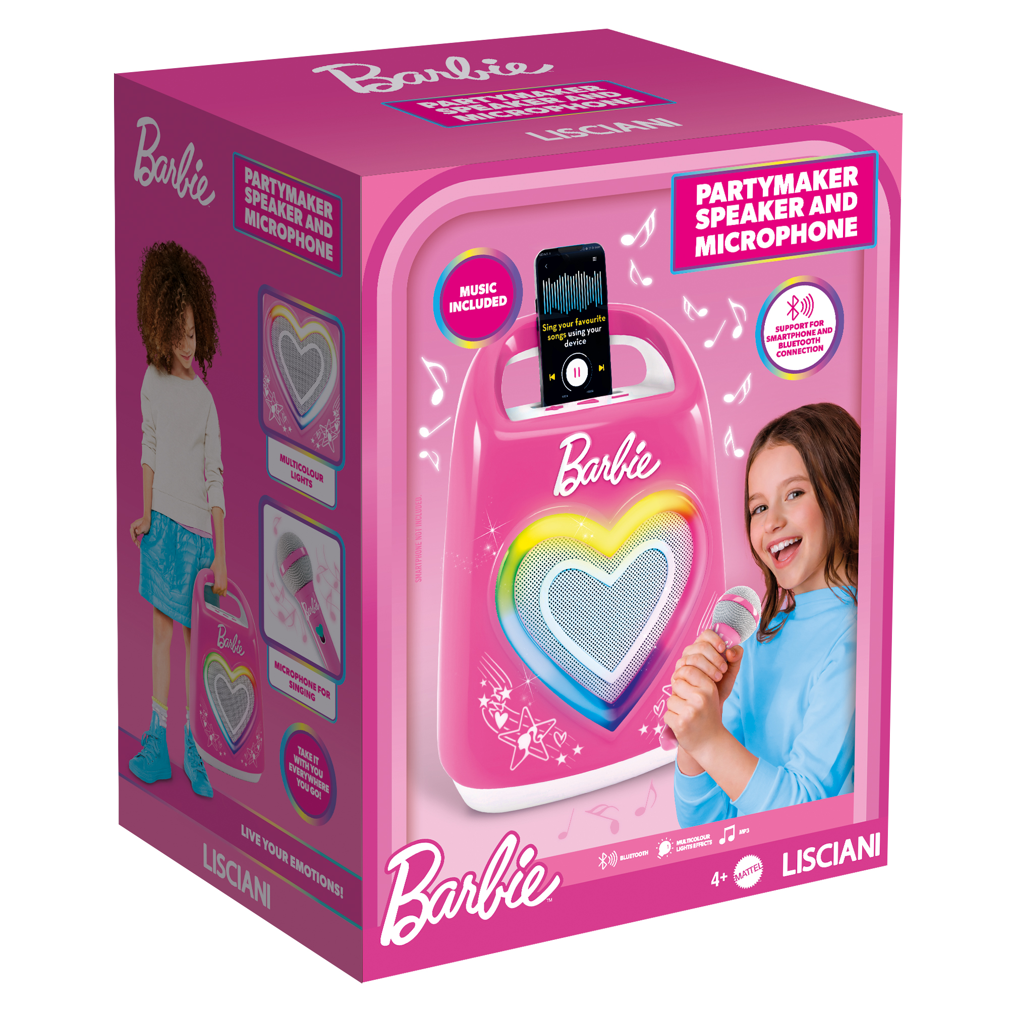 lisciani-barbie-party-partymaker-enceinte-bluetooth-micro-karaok image 2