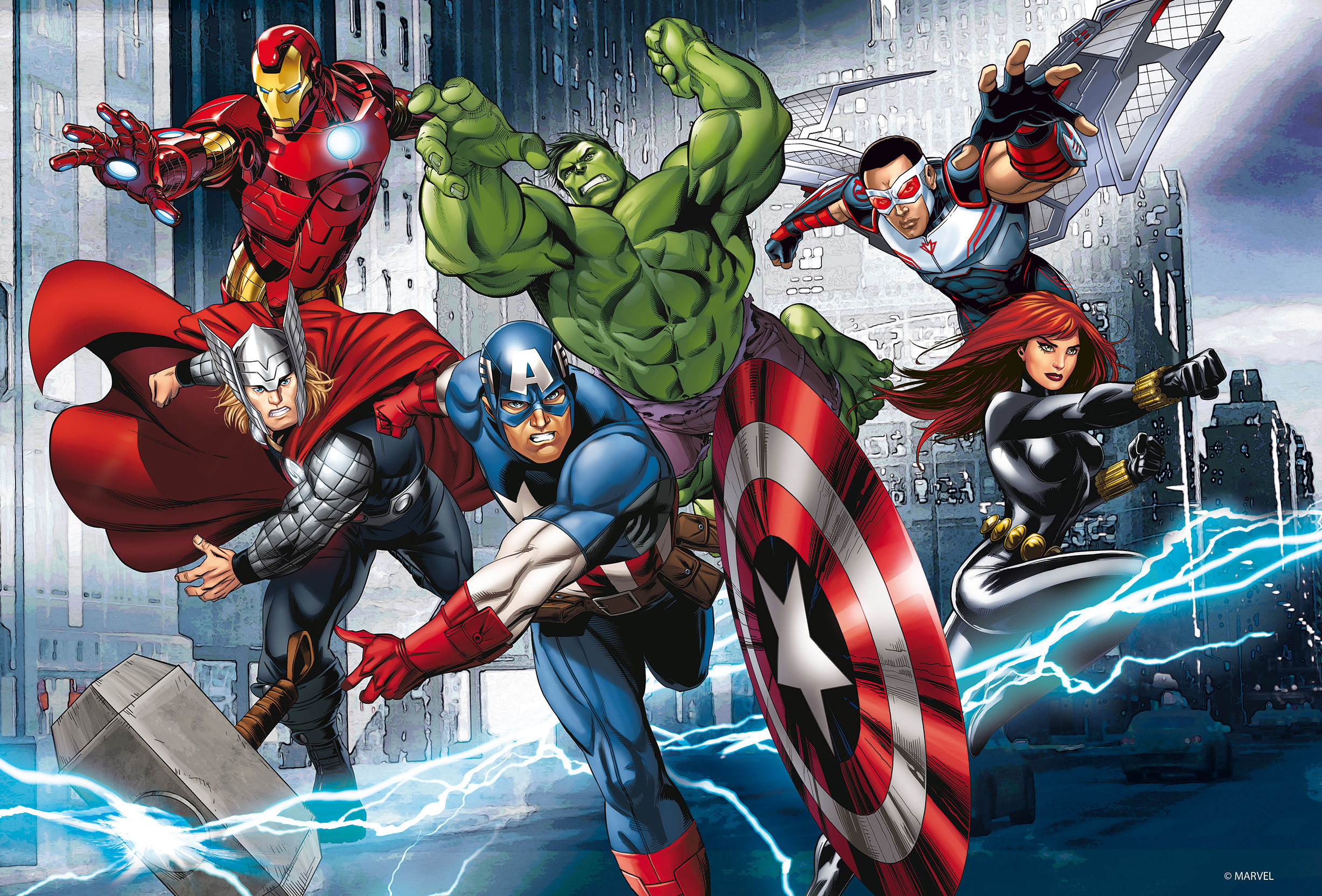 lisciani-marvel-puzzle-double-face-plus-60-avengers image 2