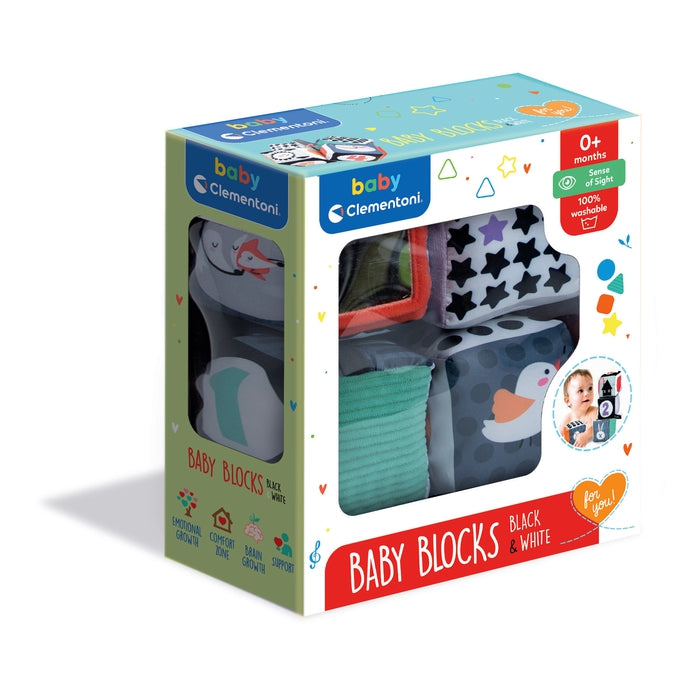 baby-clementoni-cubes-d-veil-noir-et-blanc-soft-activity-blocks image 2
