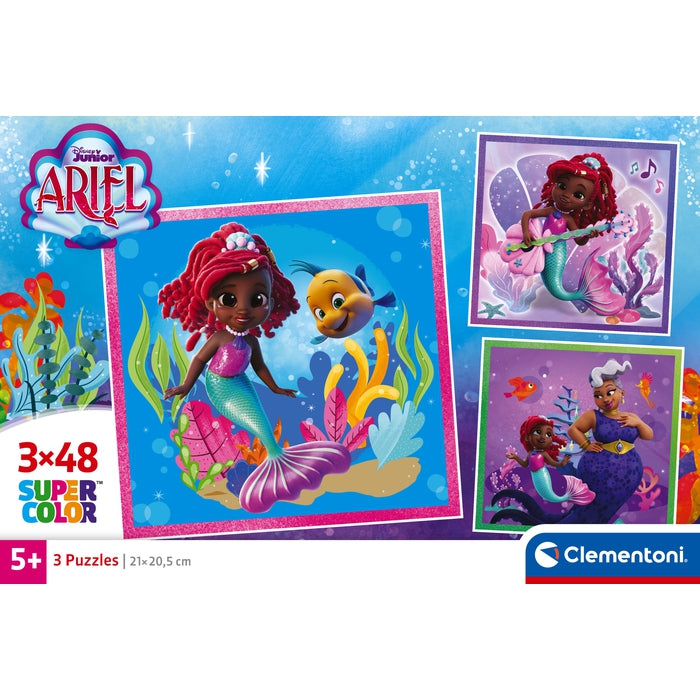 clementoni-ariel-3x48-pi-ces-puzzles-princesses-disney-32-x-22-cm image 6