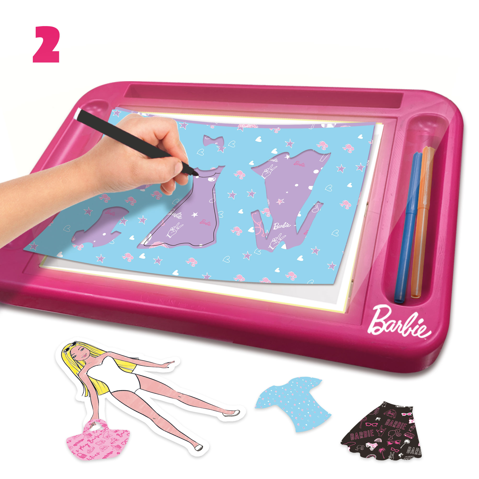 lisciani-barbie-fashion-atelier-avec-poup-e-studio-de-mode-lumineux image 3