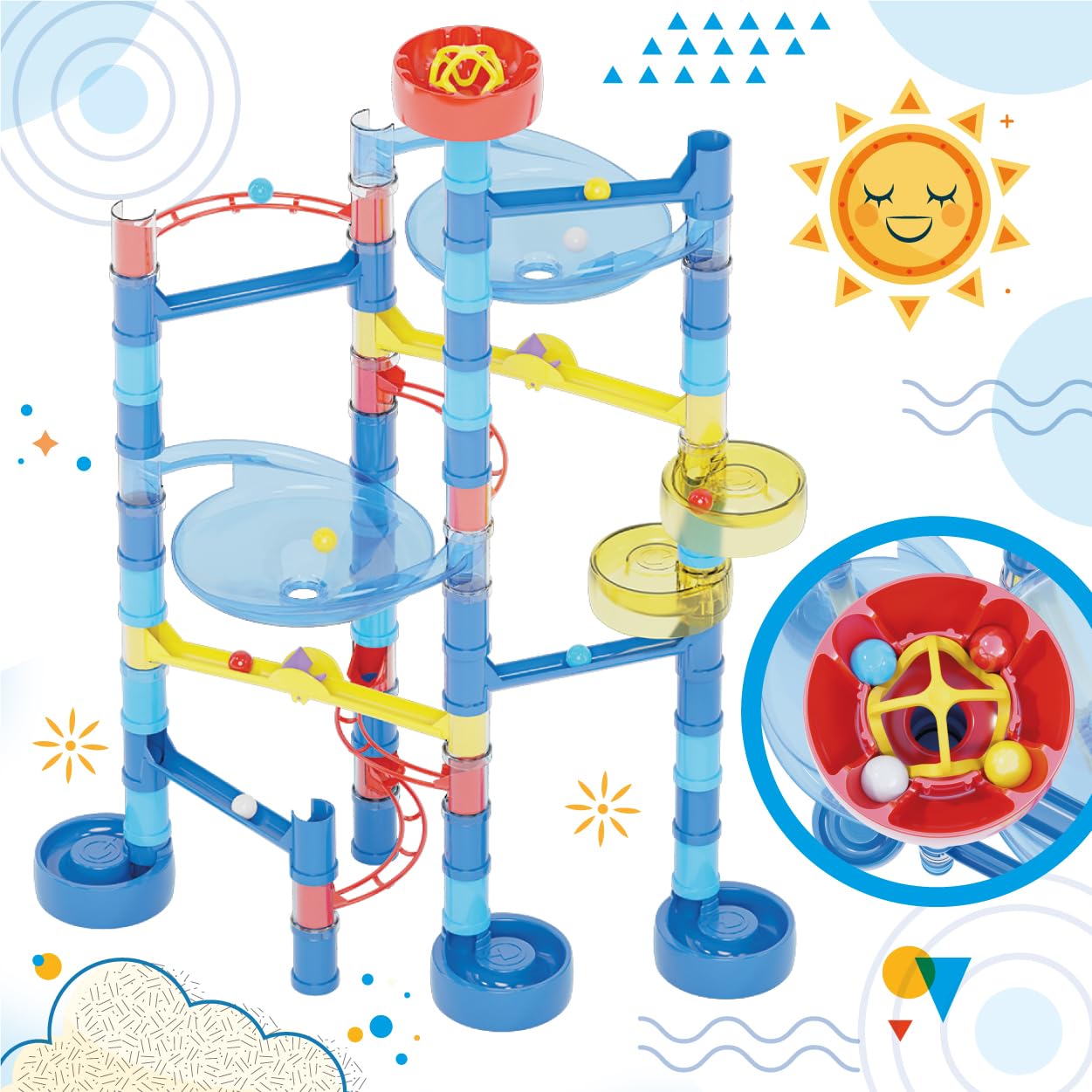 quercetti-migoga-ocean-marble-run-spinning-circuit-billes-4-ans image 5