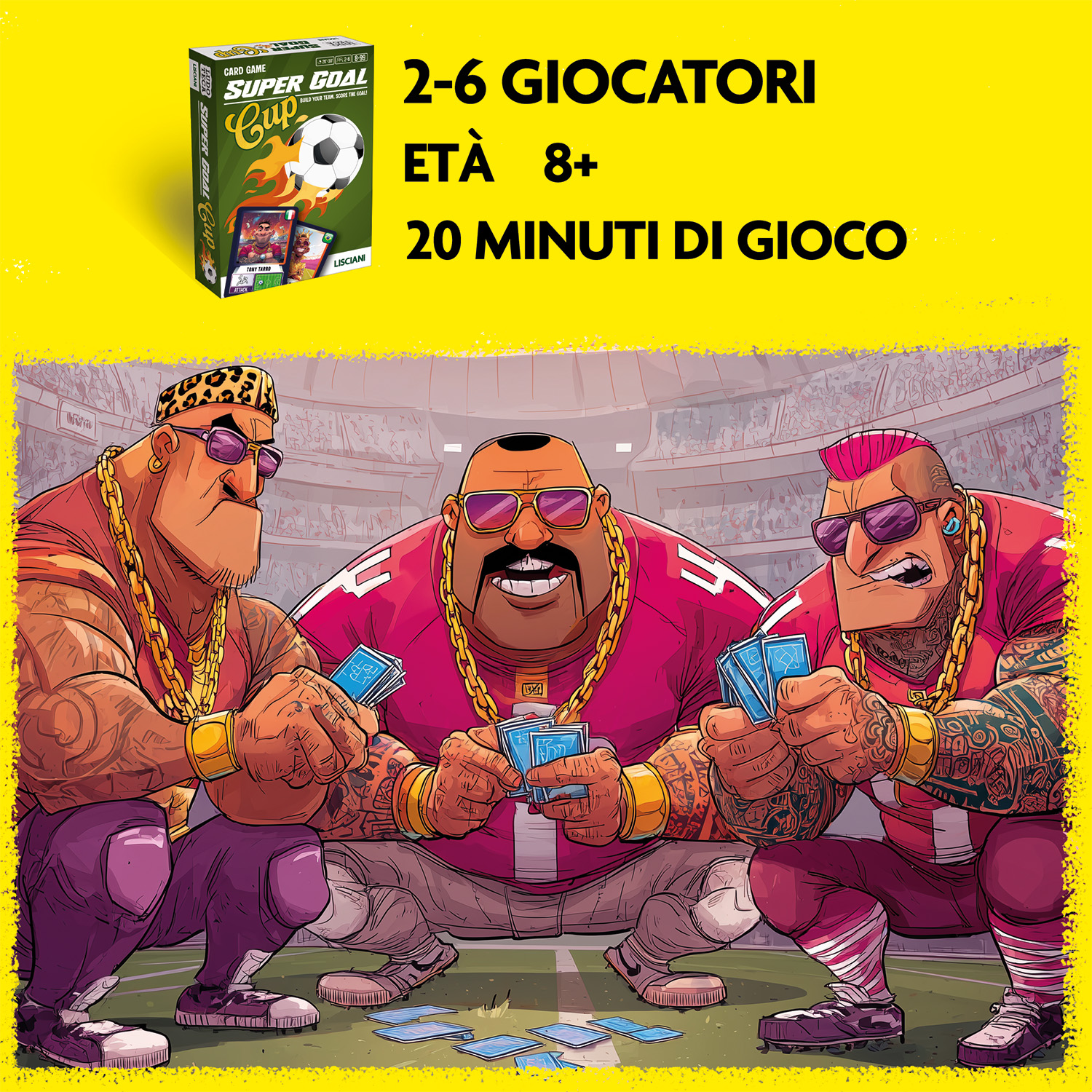 lisciani-ludoteca-super-goal-cup-jeu-de-cartes-football image 4
