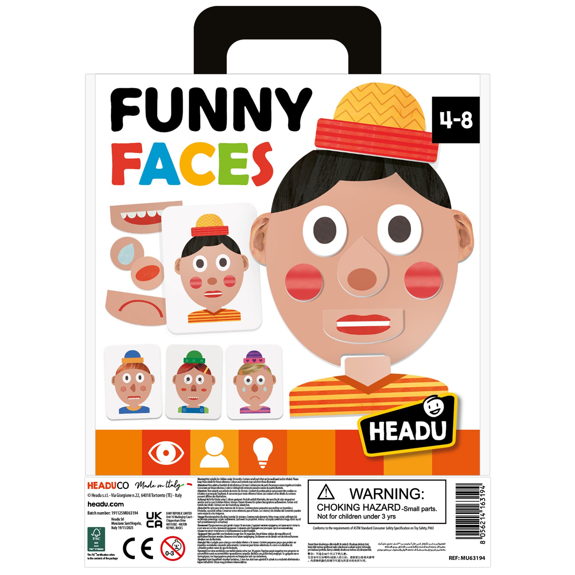 headu-funny-faces-jeu-de-loto-motions-et-cr-ativit-4-8-ans image 3