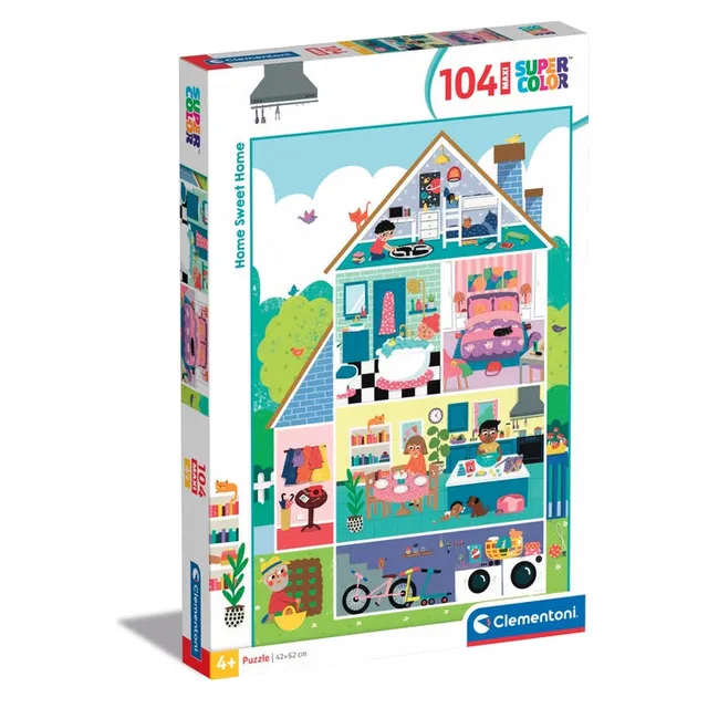 clementoni-home-sweet-home-puzzle-enfant-104-pi-ces-48-5-x-33-5-cm image 1