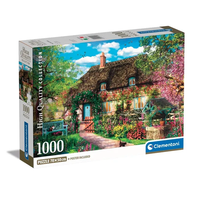clementoni-the-old-cottage-puzzle-adulte-1000-pi-ces-70x50-cm image 1