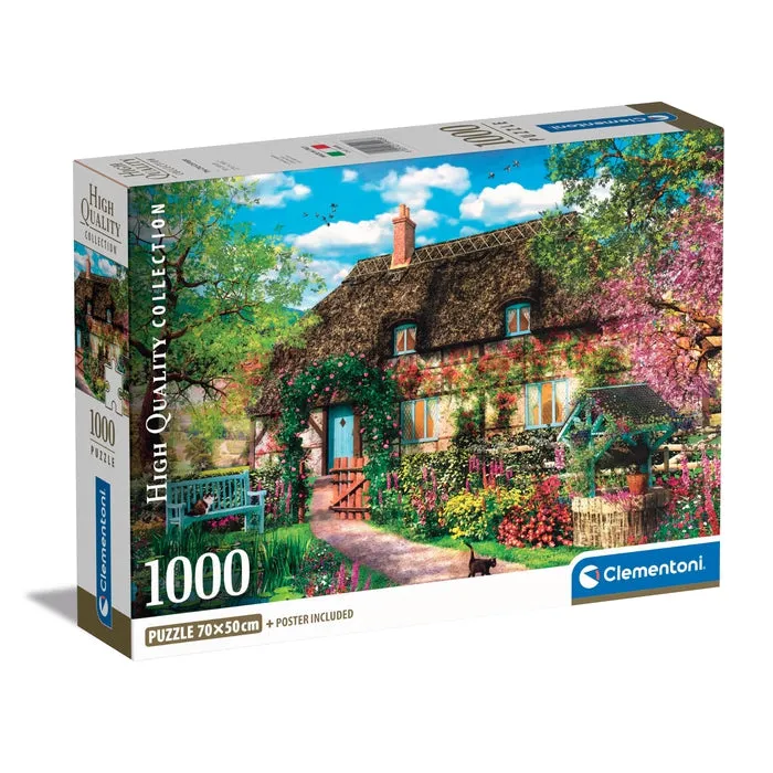 clementoni-the-old-cottage-puzzle-adulte-1000-pi-ces-70x50-cm image 1