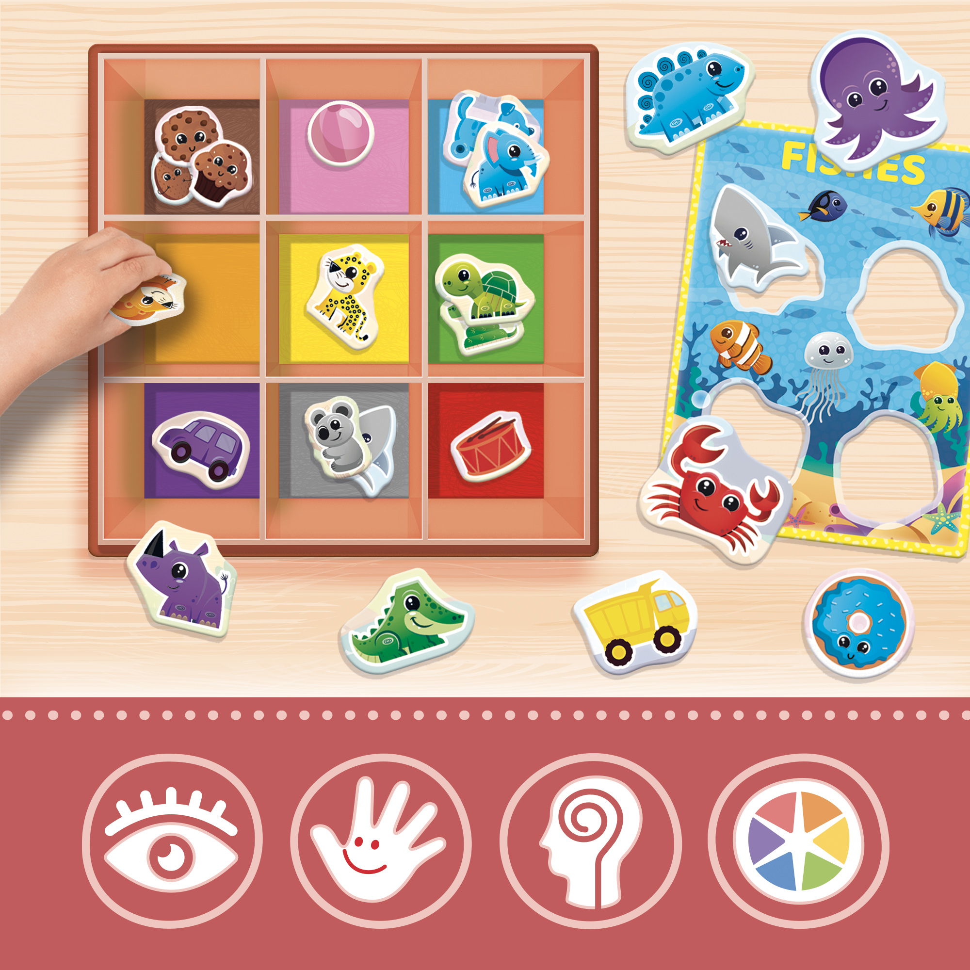 lisciani-montessori-baby-box-colours-jeu-de-tri-des-couleurs image 4
