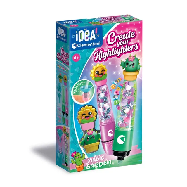 clementoni-idea-create-your-highlighters-magic-garden image 1