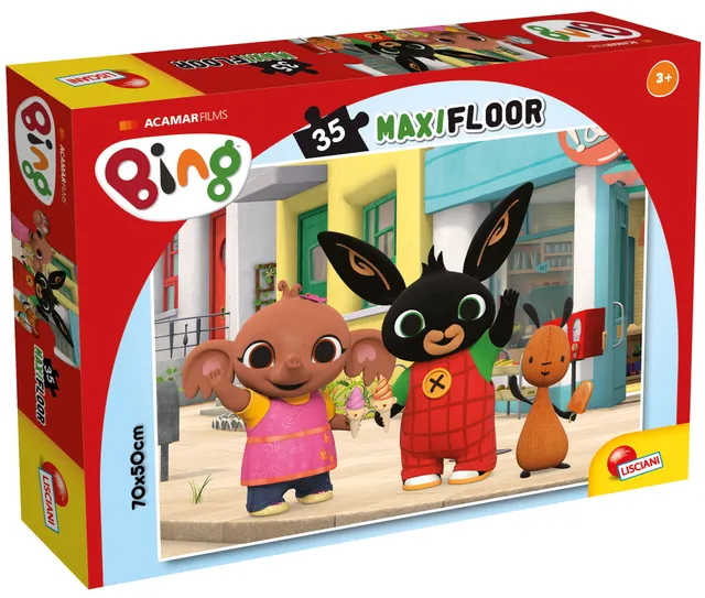 lisciani-bing-puzzle-maxi-floor-35-pi-ces-un-gelato-in-compagnia image 1
